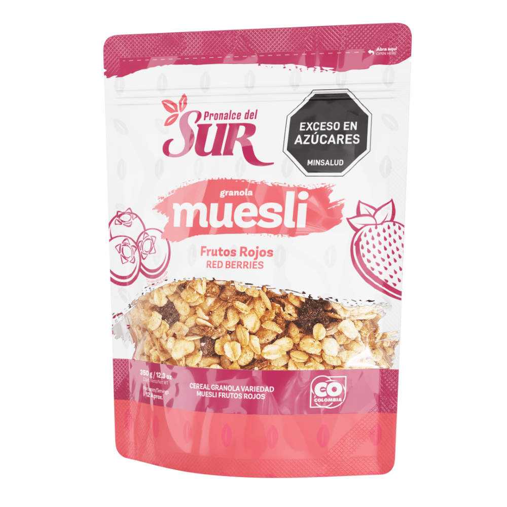 CEREAL GRANOLA MUESLI FRUTOS ROJO *350GR