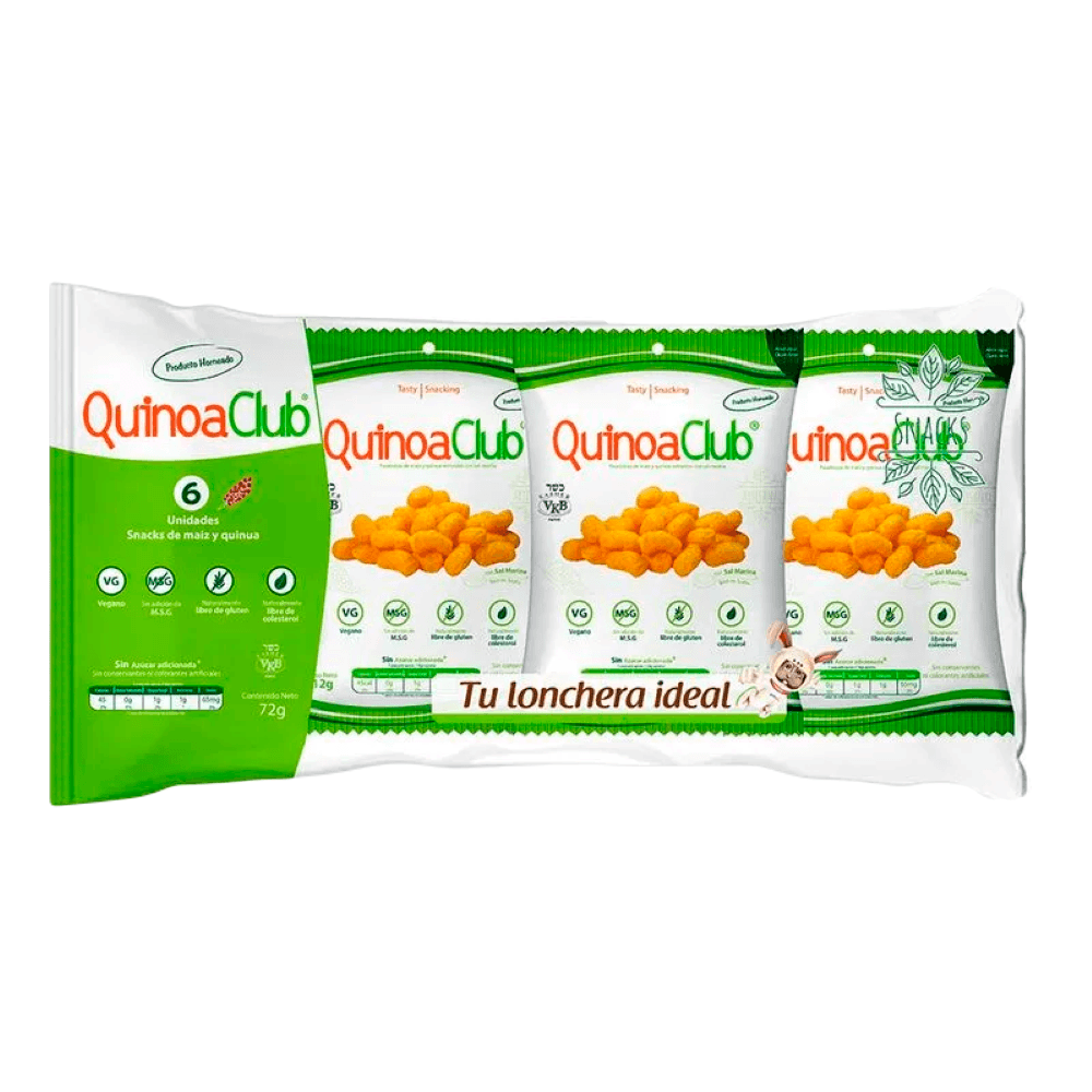 SNACK QUINUA SAB NATURAL X6 *72GR