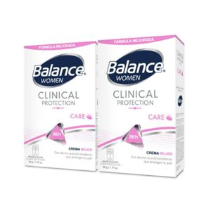 Deo Crema Balance Clinic Mujer X2 *50 gr