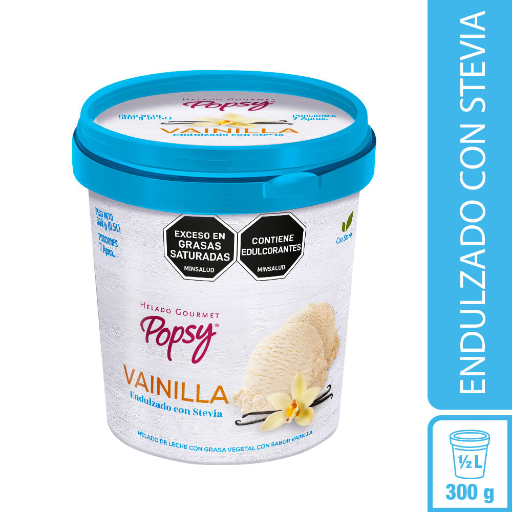 HELADO VAINILLA POSPY-WELLNESS*300GR