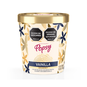 HELADO VAINILLA GOURMET POPSY 1/2 LT