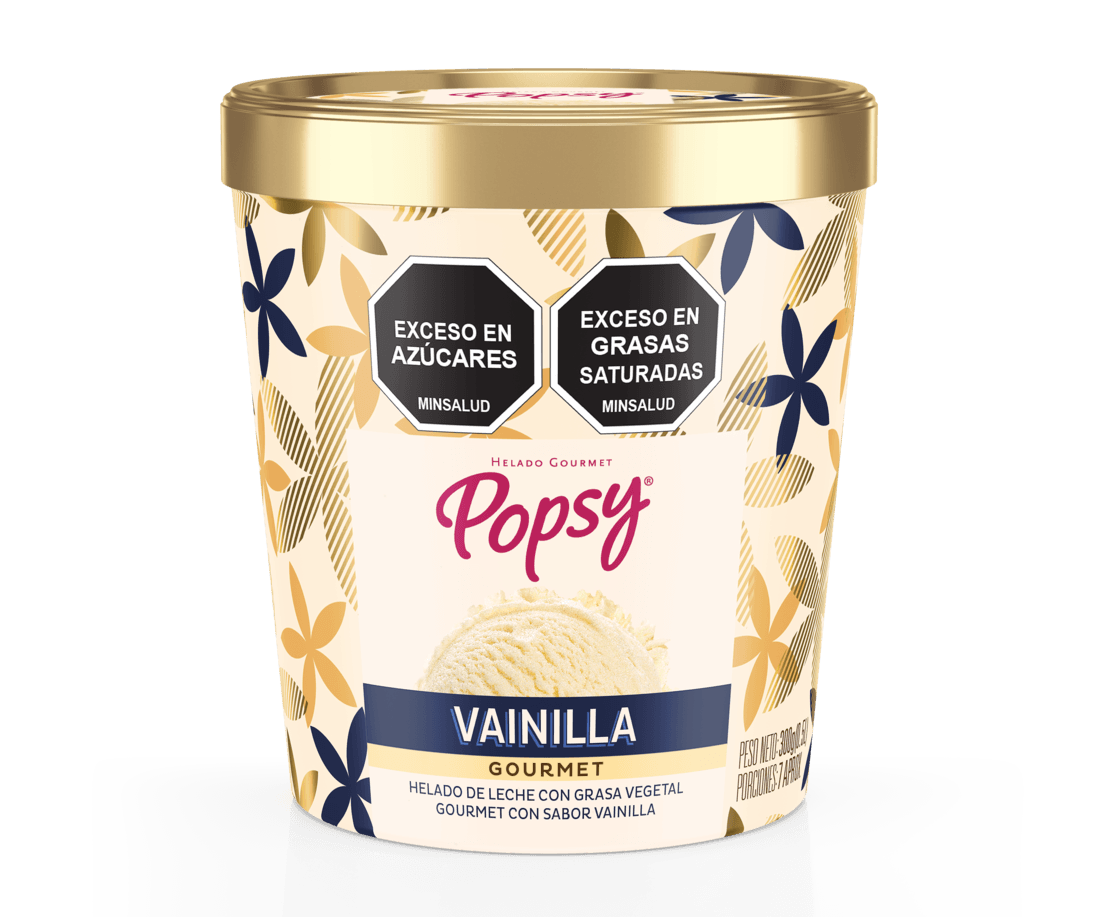 HELADO VAINILLA GOURMET POPSY 1/2 LT