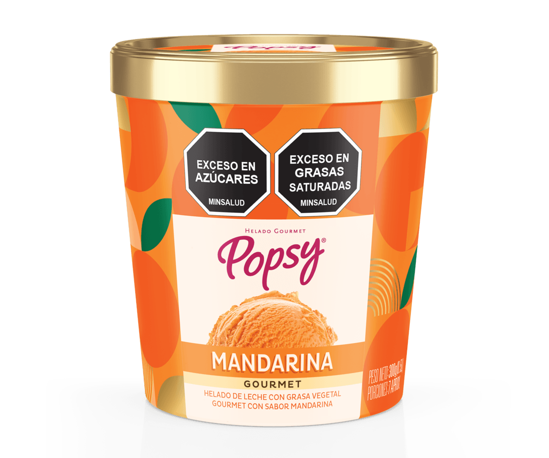 HELADO POPSY MANDARINA*300GR