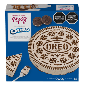 POSTRE HELADO GOURMET OREO POPSY x 900GR