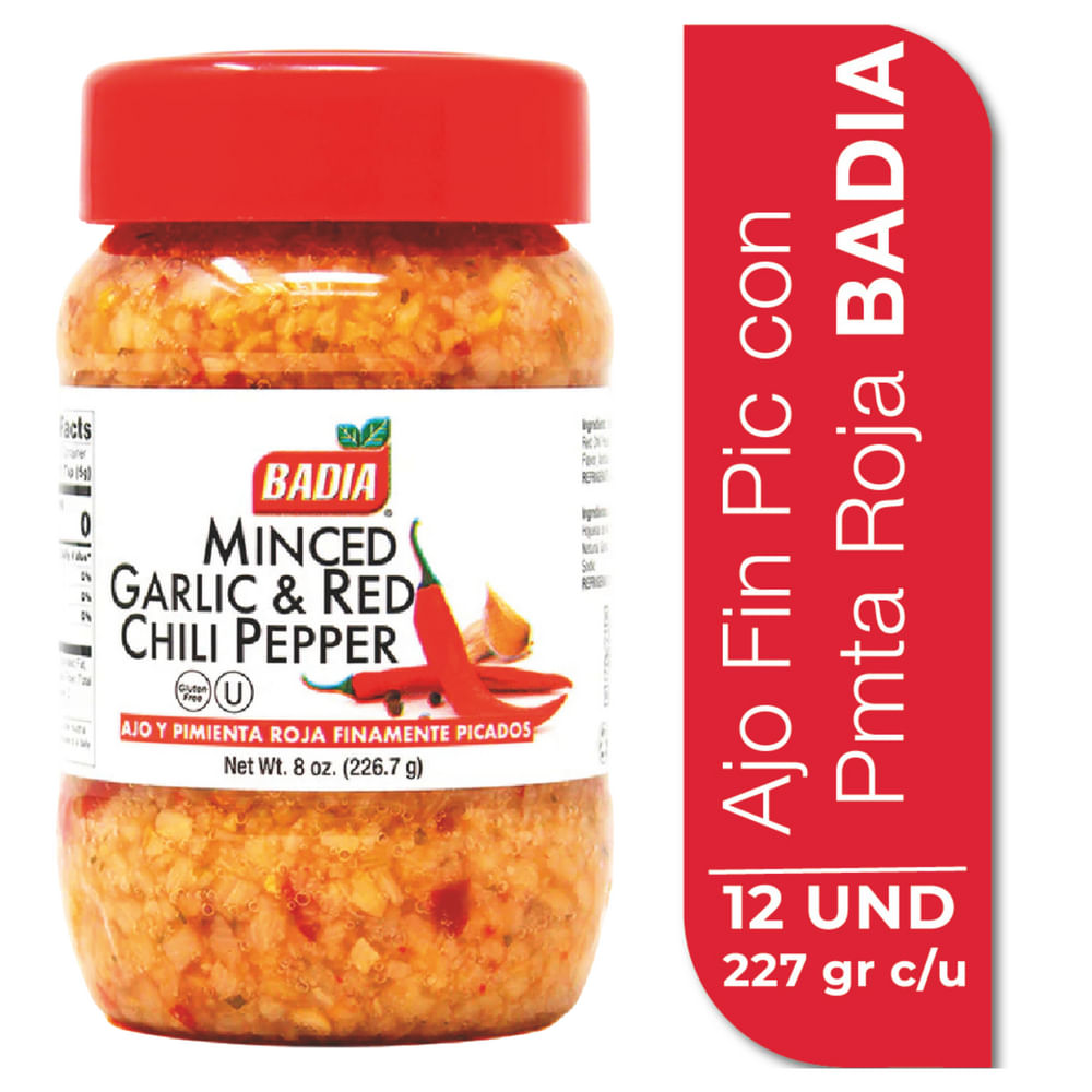 AJO PICADO BADIA PIMIENTA ROJA *226.7GR