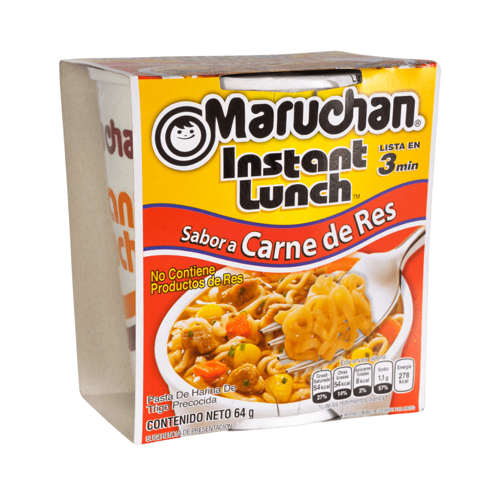 SOPA MARUCHAN VASO SAB CARNE *64GR