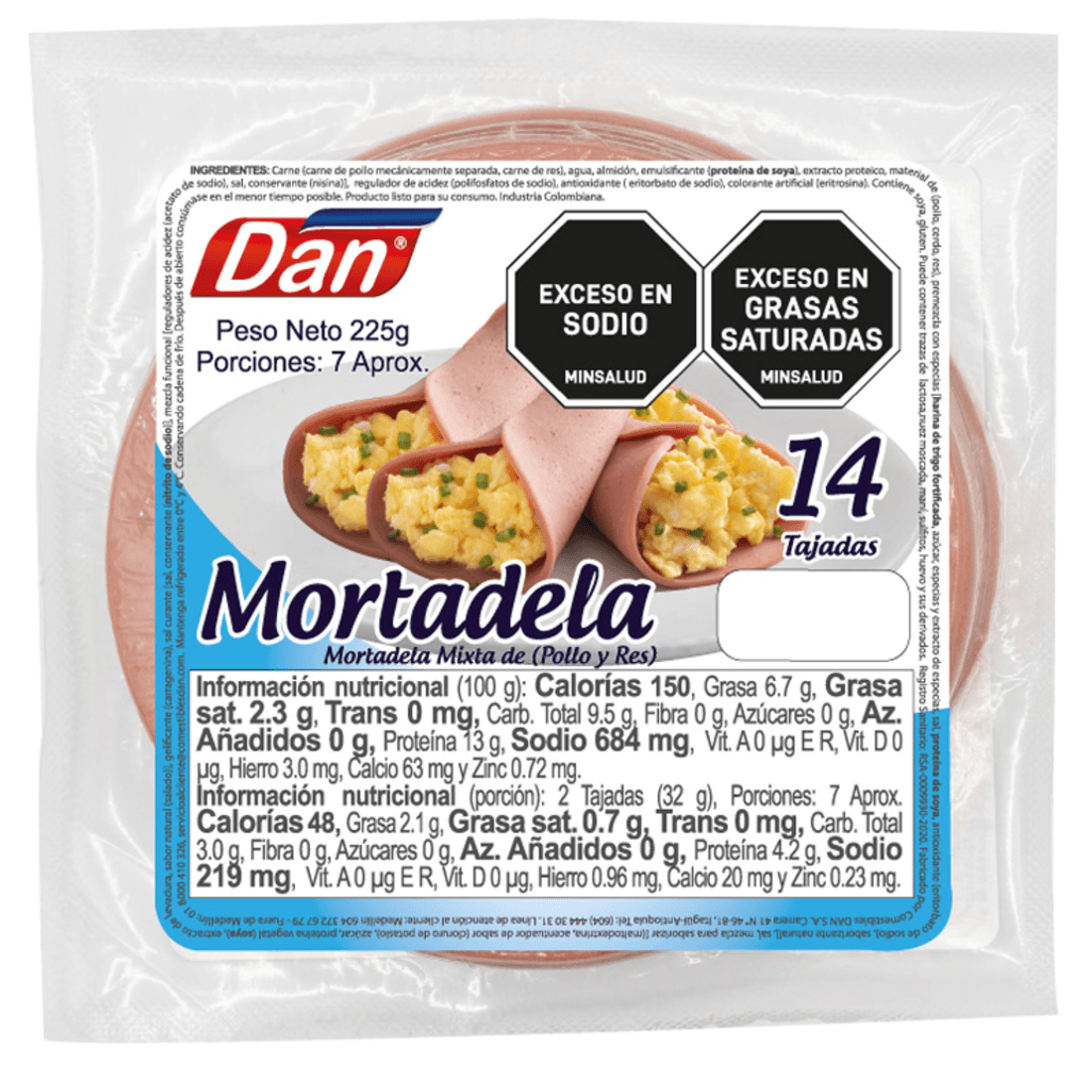 MORTADELA DAN *225GR