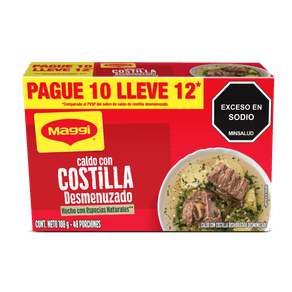CALDO COSTILLA DESMENUZADO MAGGI*90G+18G