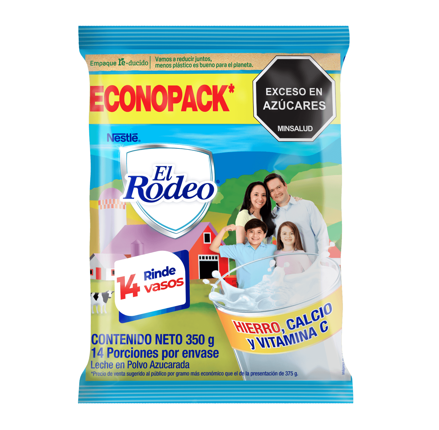 LECHE EN POLVO EL RODEO ECONOPACK *350GR