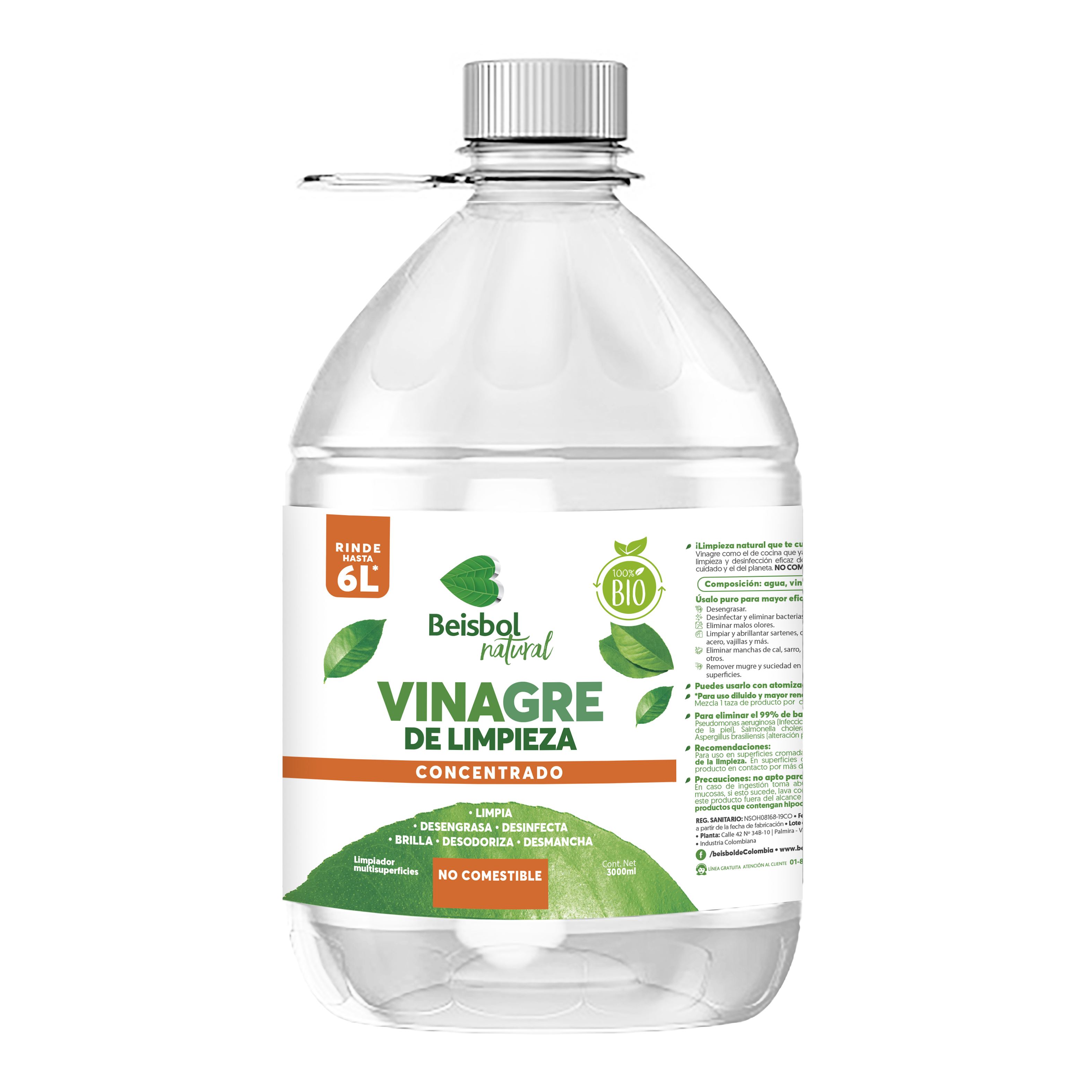 LIMPIADOR VINAGRE MULTI CONCENT *3000ML