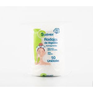 Algodón Suavex Rodajas Extragrandes X 50 Und