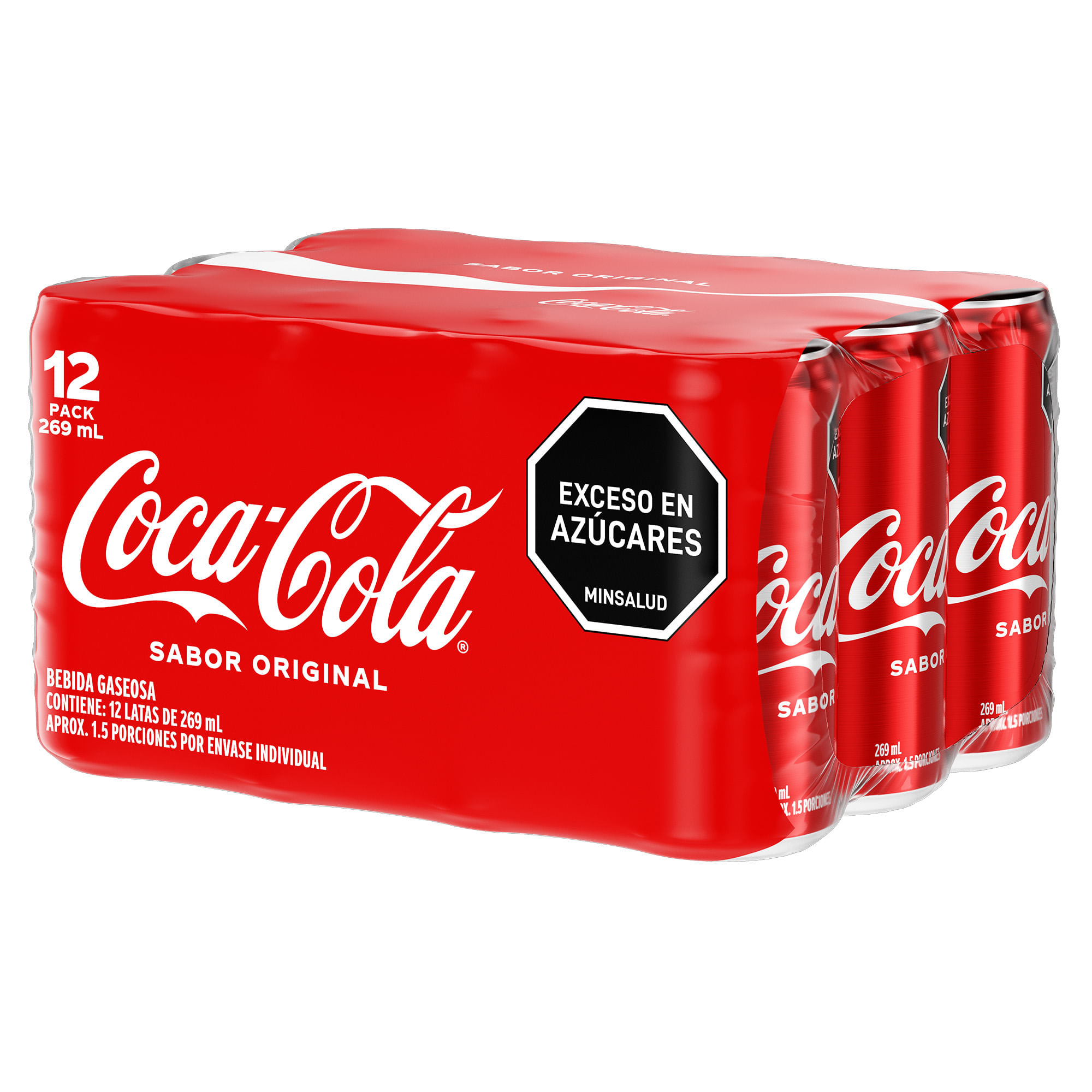 COCA COLA SIXPACK LATA *269ML