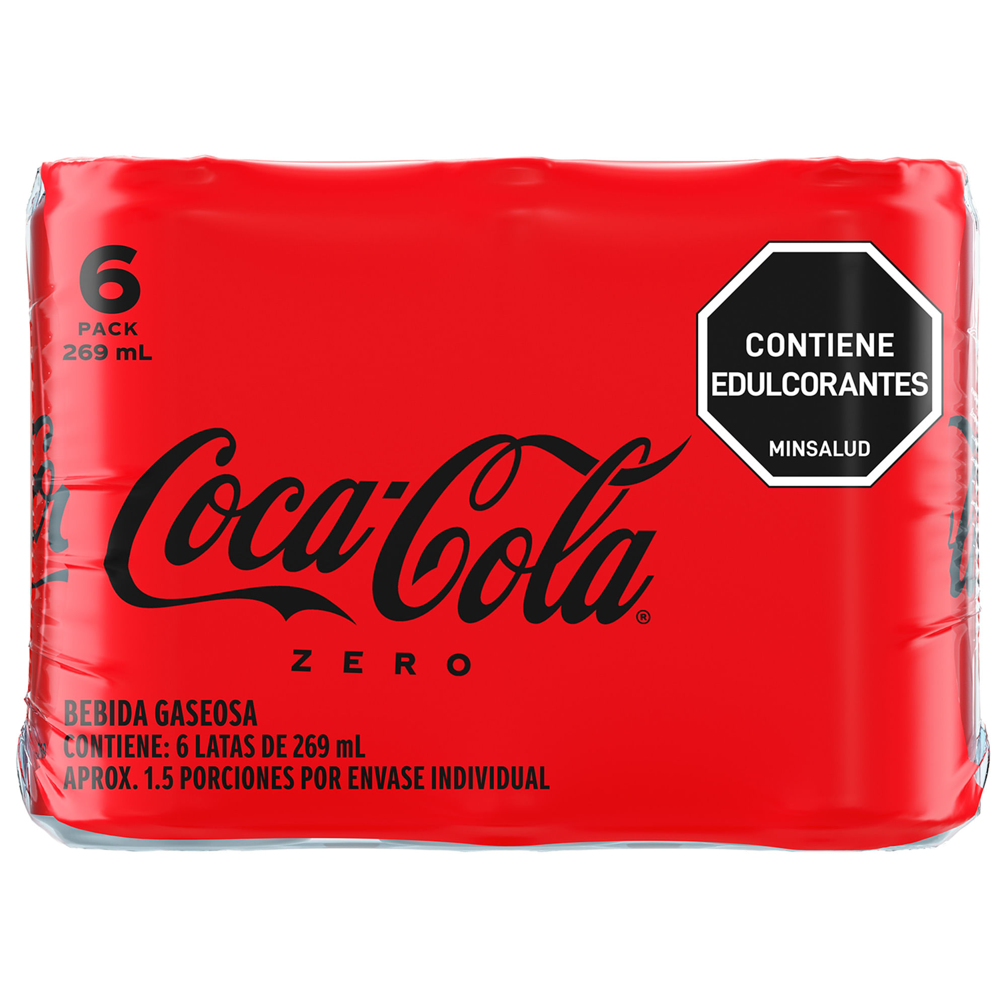 COCACOLA ZERO SIXPACK LATA*269ML