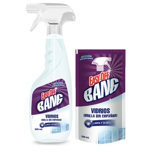 Limpiad Vidr Easyoff *500 ml+Repue *500 ml