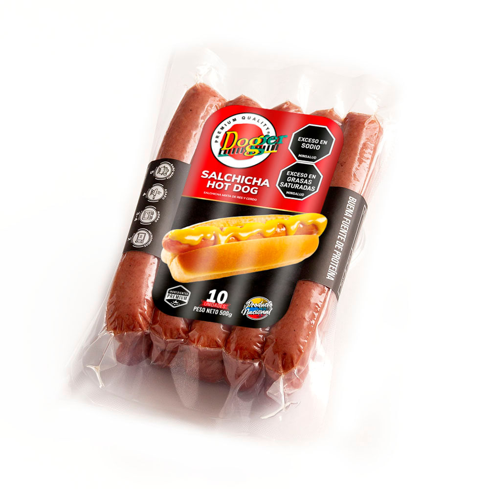 SALCHICHA HOT DOG DOGGER X10 *500GR