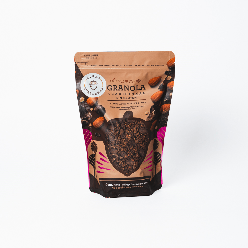 GRANOLA TRADIC CHOCOLATE OSCURO *450GR