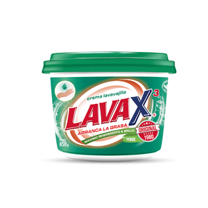 Lavaplatos LAVAX crema verde x850 g