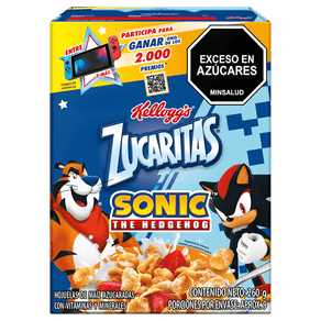 CEREAL KELLOGGS SONIC ZUCARITAS *260GR