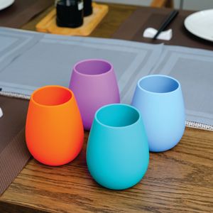 Set Vasos De Silicona *4 und