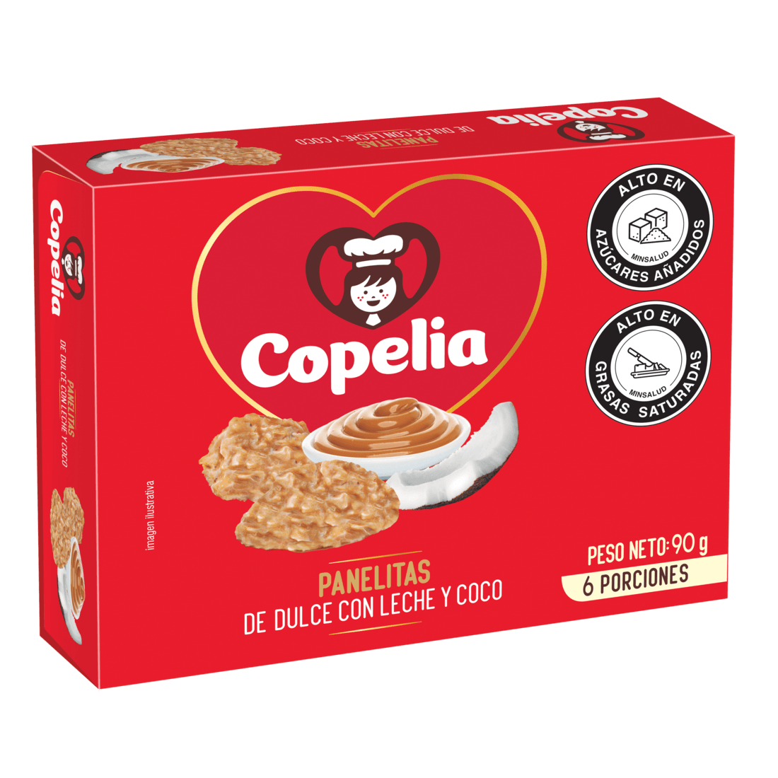 PANELITA  AREQUIPE/COCO COPELIA  x 90GR