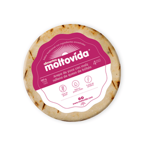 Arepa de Yuca rellena de queso de búfala x 4 unidades