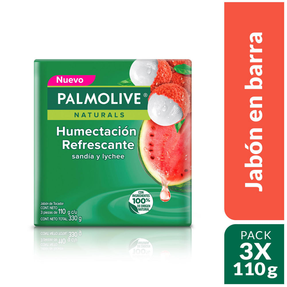 JABON BARRA PALMOLIVE SANDIA 3*110GR