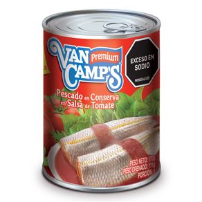 PESCADO CONSERVA VANCAMPS SALSA TO*170GR