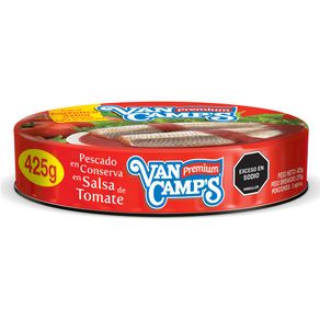 PESCADO CONSERVA VANCAMPS SALSA TO*425GR