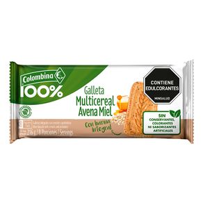GALLET 100% MULTICEREAL AVENA/MIEL*216GR
