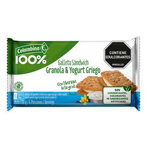 GALLETA SANDWICH YOGURTH GRIEGO *138 GR
