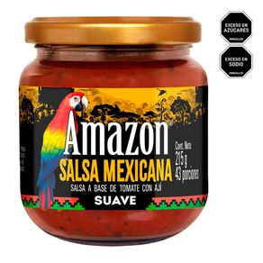 SALSA MEXICANA AMAZON ROJA x 215GR