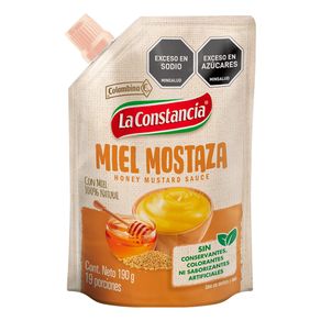 SALSA MIEL MOSTAZA LA COSTANCIA X 190GR