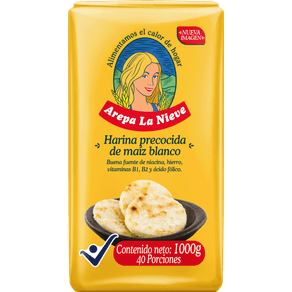 HARINA PRECOCIDA BLANCA LA NIEVE*1000GR