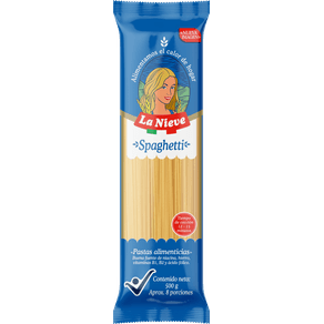 ESPAGUETTI LA NIEVE  x 500 GR
