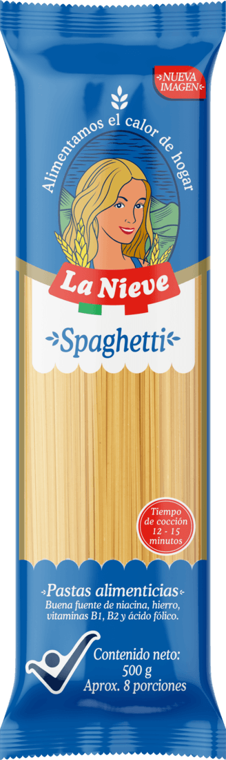 ESPAGUETTI LA NIEVE  x 500 GR