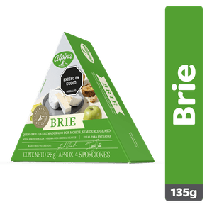 QUESO BRIE ALPINA  x 135GR