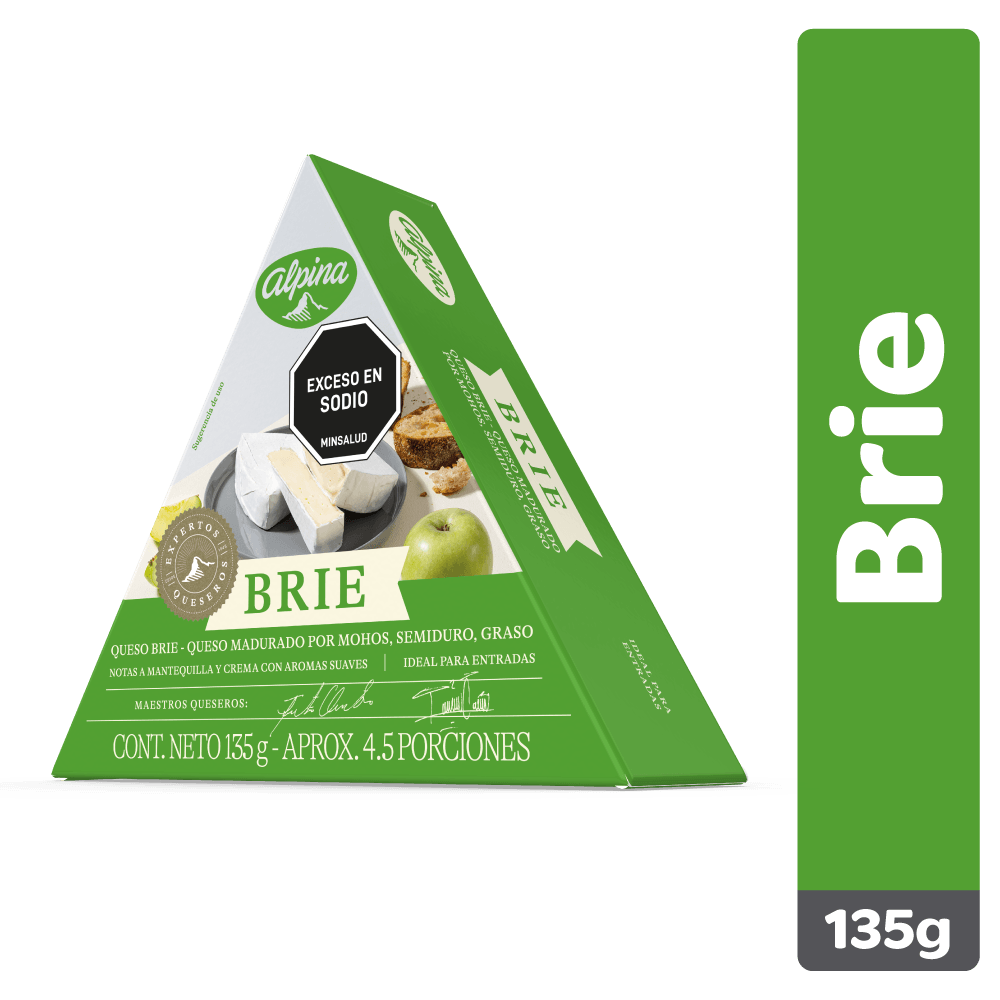 QUESO BRIE ALPINA  x 135GR
