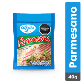 QUESO PARMESANO RALLADO x 40GR ALPINA