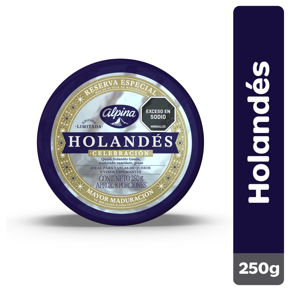 QUESO HOLANDES CELEBRACION ALPINA *250GR