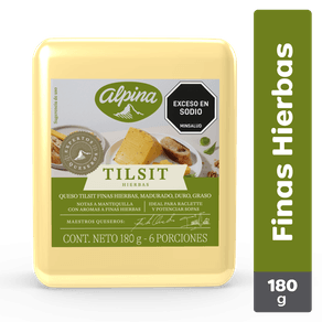 QUESO FINAS HIERBAS ALPINA CUÑA *180GR