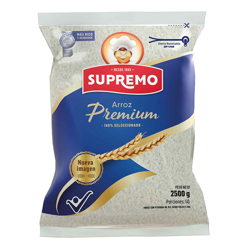 ARROZ SUPREMO PREMIUM BOLSA *2500GR