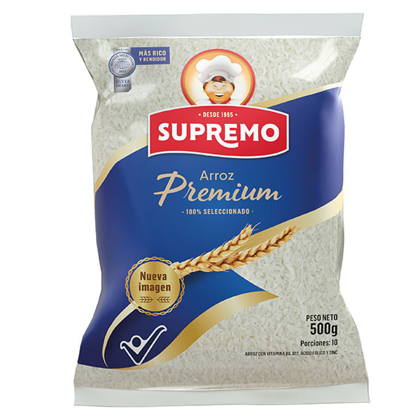 ARROZ SUPREMO PREMIUM BOLSA *500GR