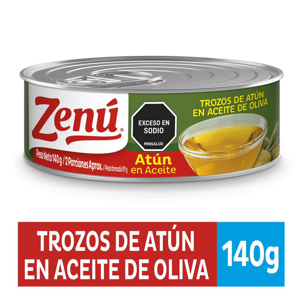 ATUN ZENU TROZOS ACEITE OLIVA *140GR
