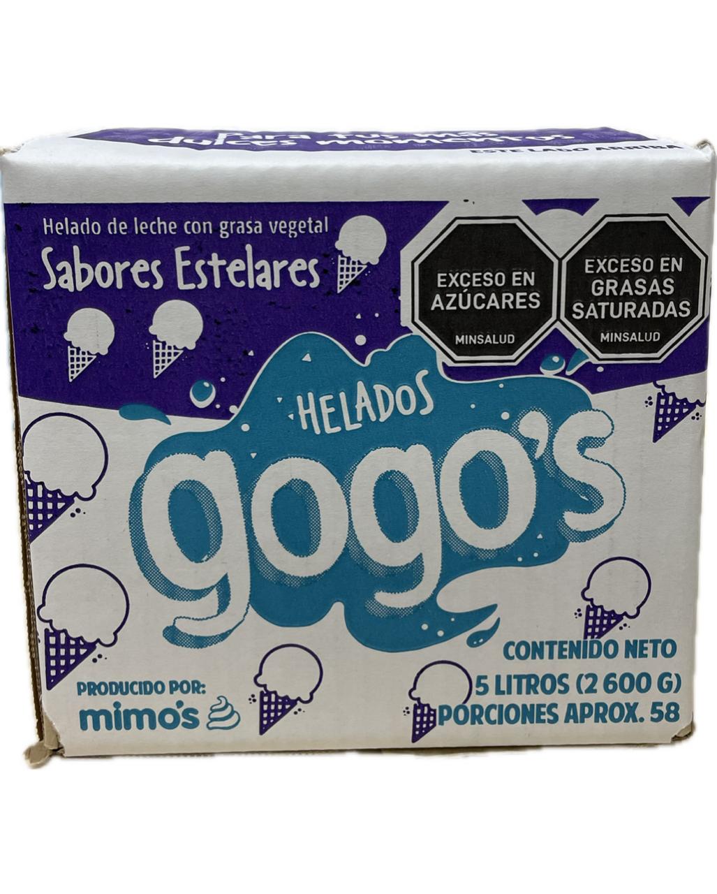 HELADO GOGOS BROWNIE CAJA *5LTS