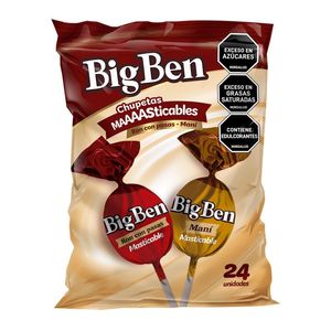 Big Ben Chupetas Masticable *24und