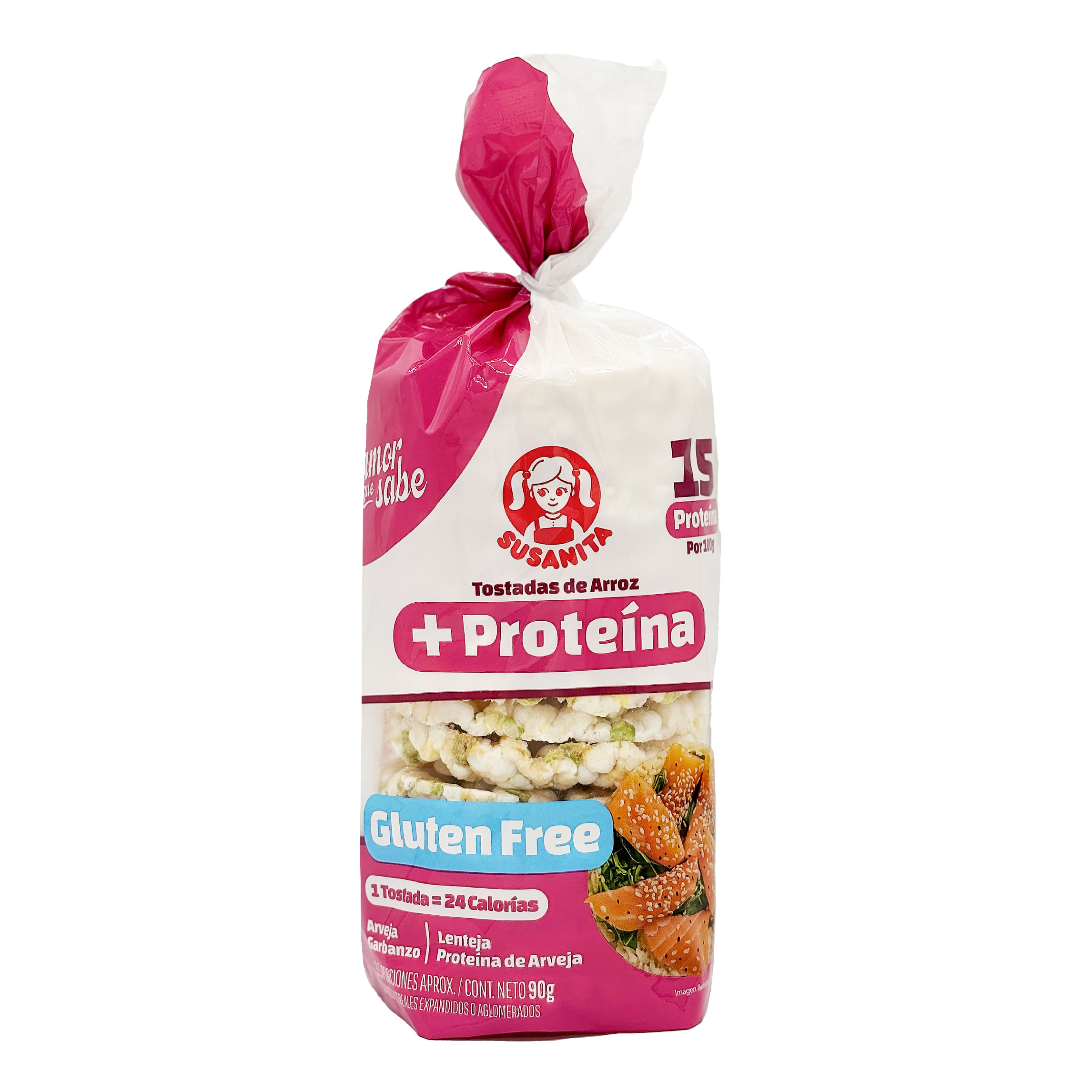 TOSTADA DE ARROZ SUSANITA+PROTEINA *90GR