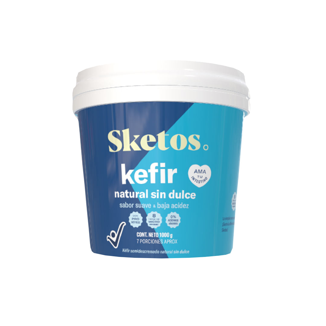 KEFIR NATURAL SIN STEVIA SKETOS *1000GR