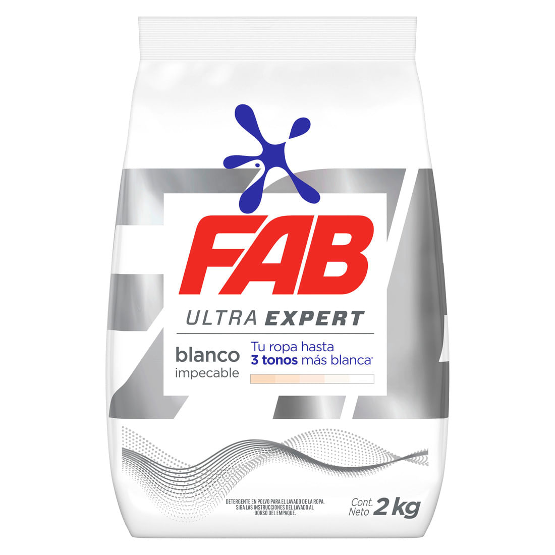 DETERGENTE FAB POLVO ULTRA BLAN *2KG