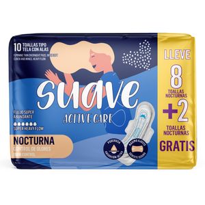 Of Toallas Femeni Tela Alas Active Care Suave 8 und