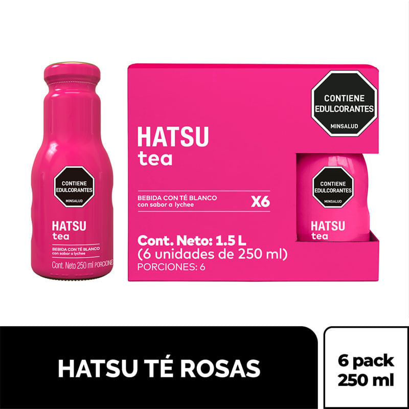 HATSU ROSAS 6PACK x 250ML